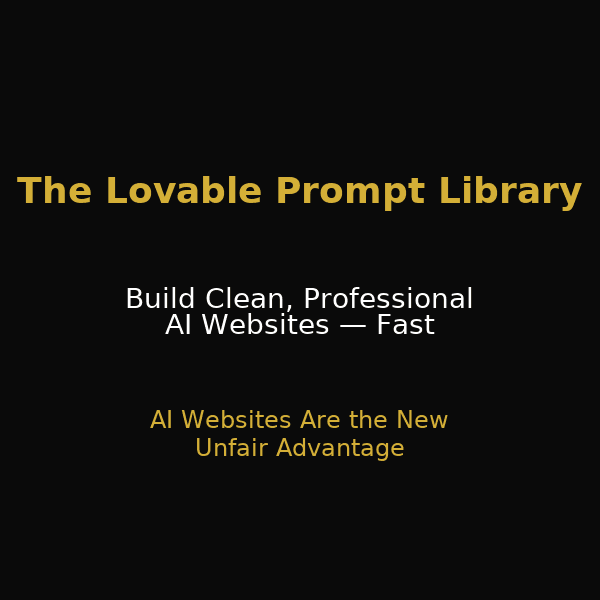 The Lovable Prompt Library