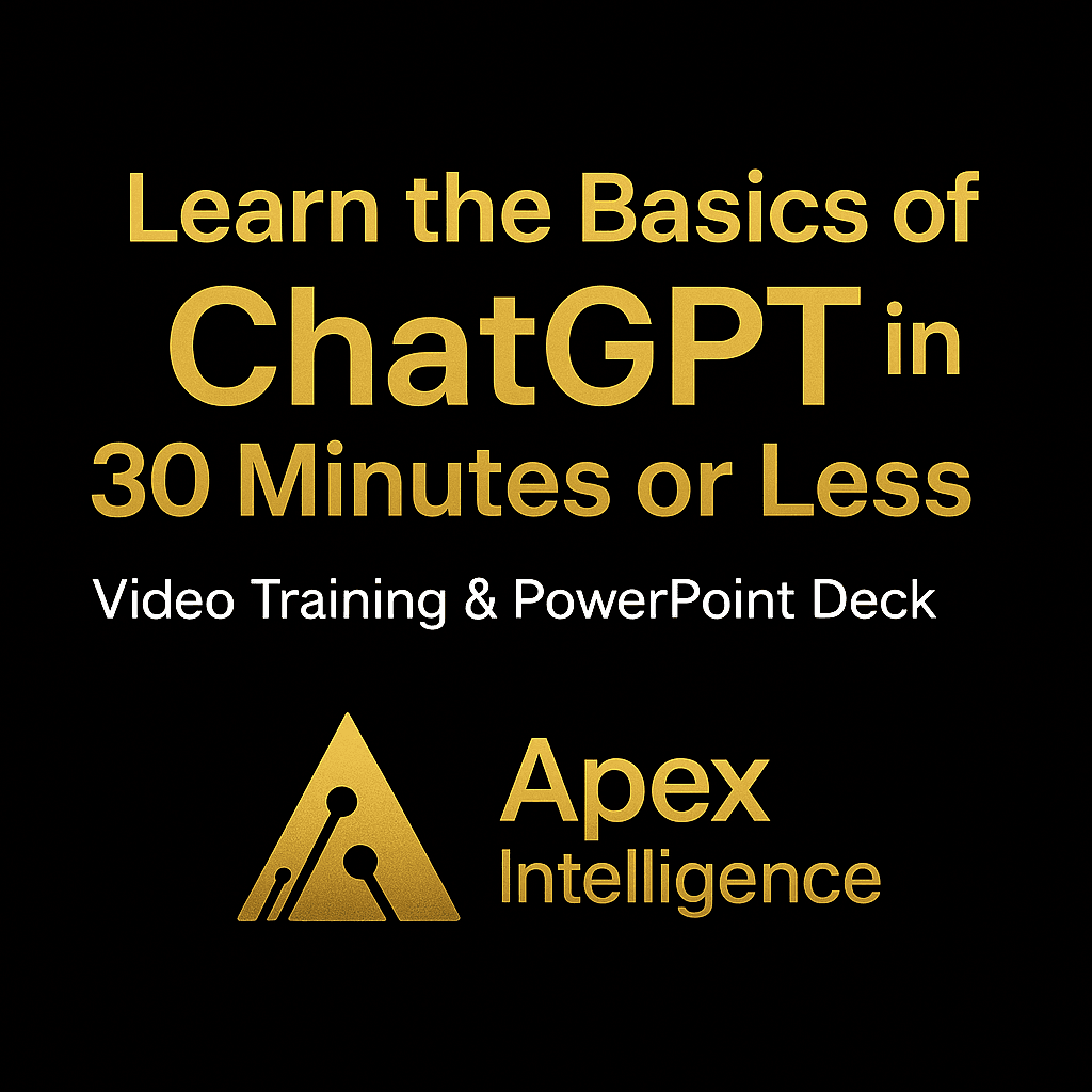 Learn the Basics of ChatGPT in 10 Minutes or Less (PowerPoint)
